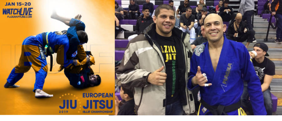 Magna y Davi Cavalcante unidos hacia la victoria en el Campeonato de Europa de Brazilian jiu-jitsu